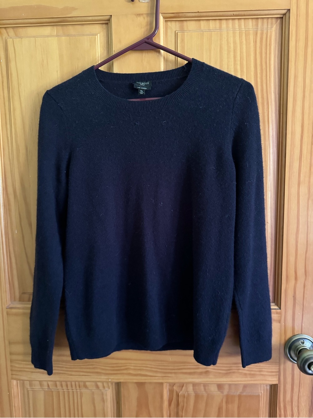 Navy Cashmere Sweater Talbots MP